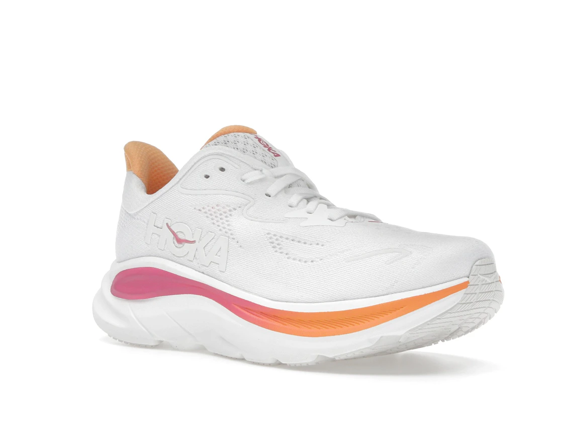Hoka One One Clifton 10 White Electric Rose (Women's)