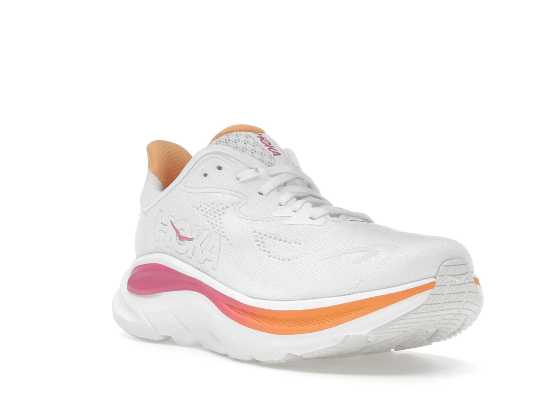 Hoka One One Clifton 10 White Electric Rose (Women's)