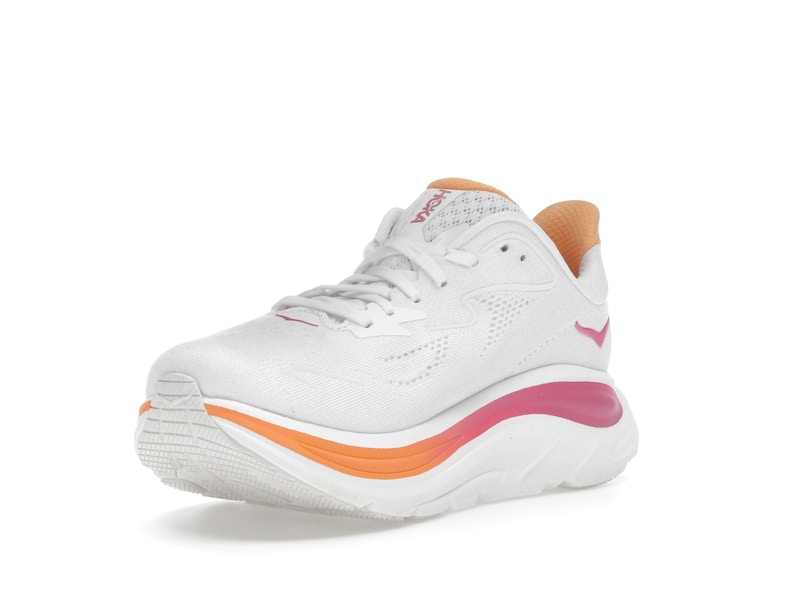 Hoka One One Clifton 10 White Electric Rose (Women's)