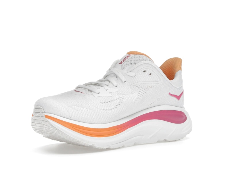 Hoka One One Clifton 10 White Electric Rose (Women's)
