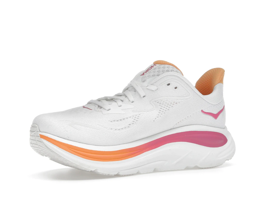 Hoka One One Clifton 10 White Electric Rose (Women's)