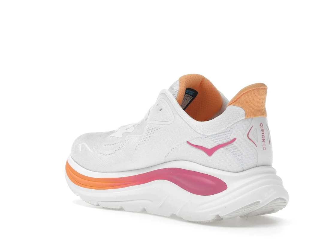 Hoka One One Clifton 10 White Electric Rose (Women's)