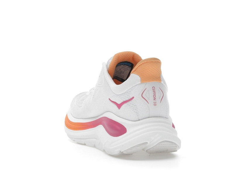 Hoka One One Clifton 10 White Electric Rose (Women's)
