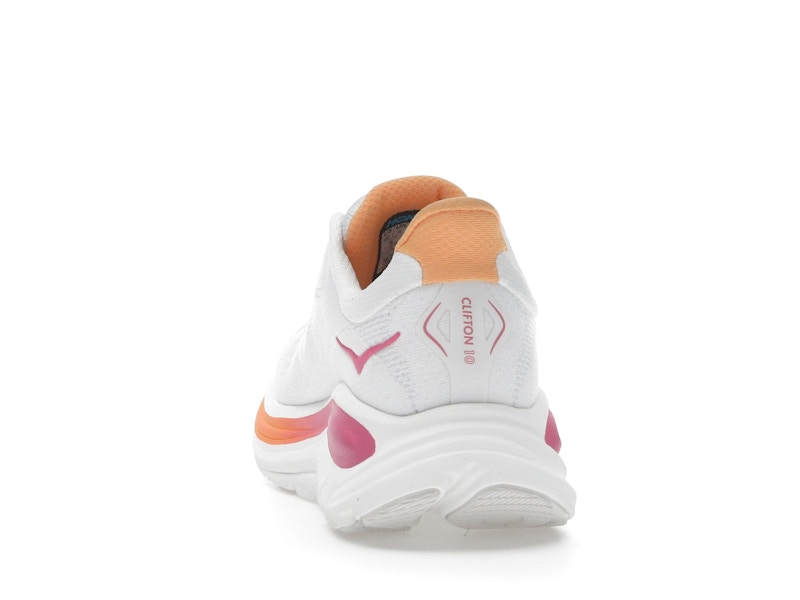 Hoka One One Clifton 10 White Electric Rose (Women's)