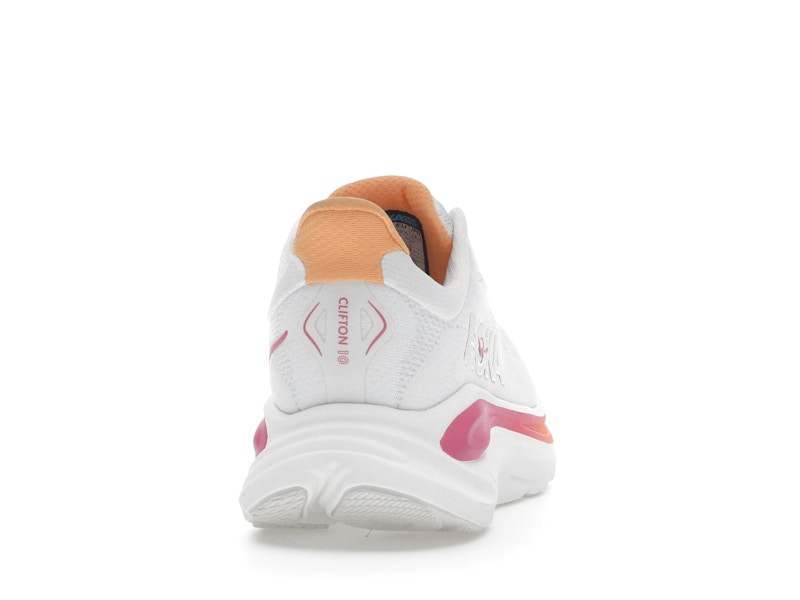 Hoka One One Clifton 10 White Electric Rose (Women's)