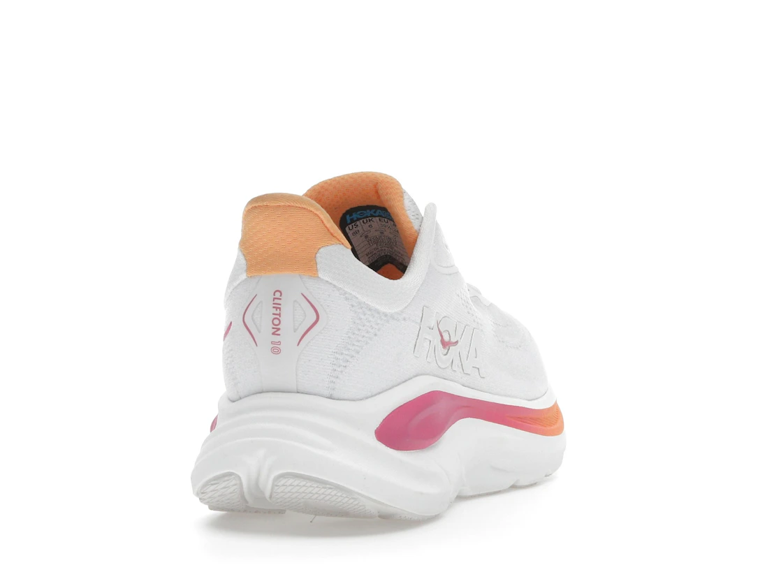 Hoka One One Clifton 10 White Electric Rose (Women's)