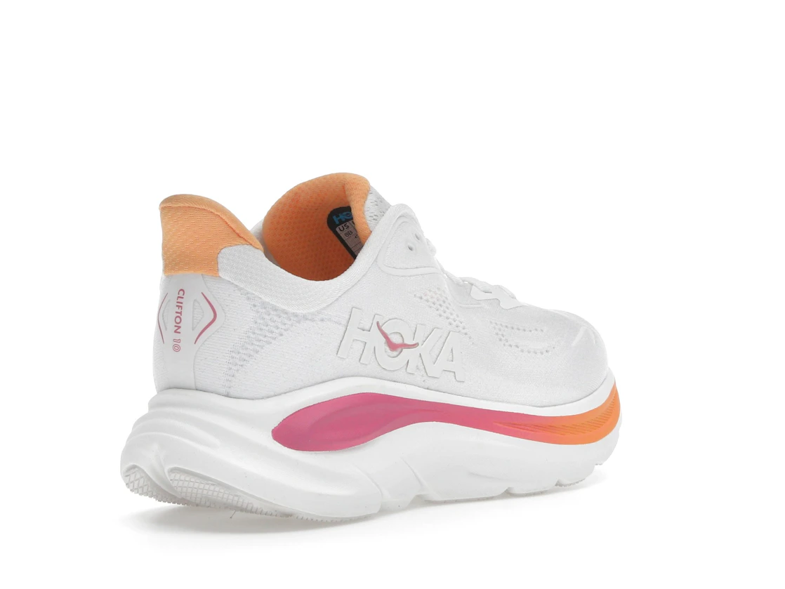 Hoka One One Clifton 10 White Electric Rose (Women's)