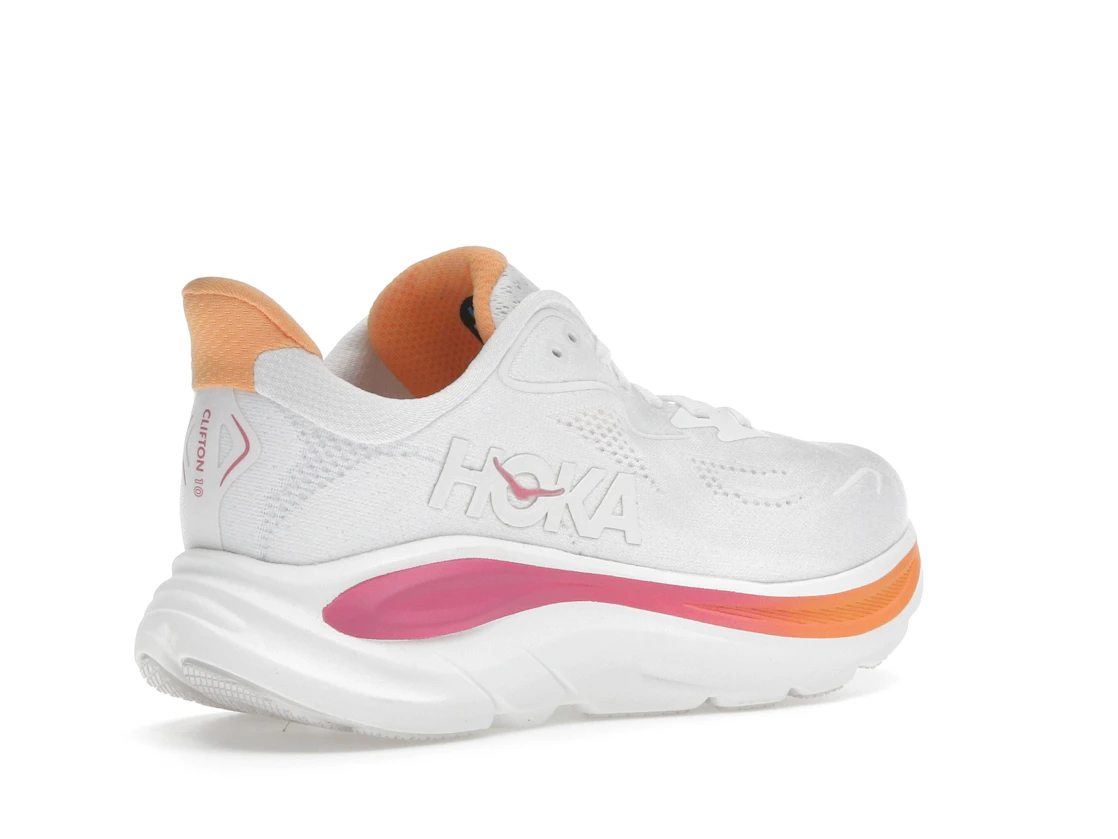 Hoka One One Clifton 10 White Electric Rose (Women's)