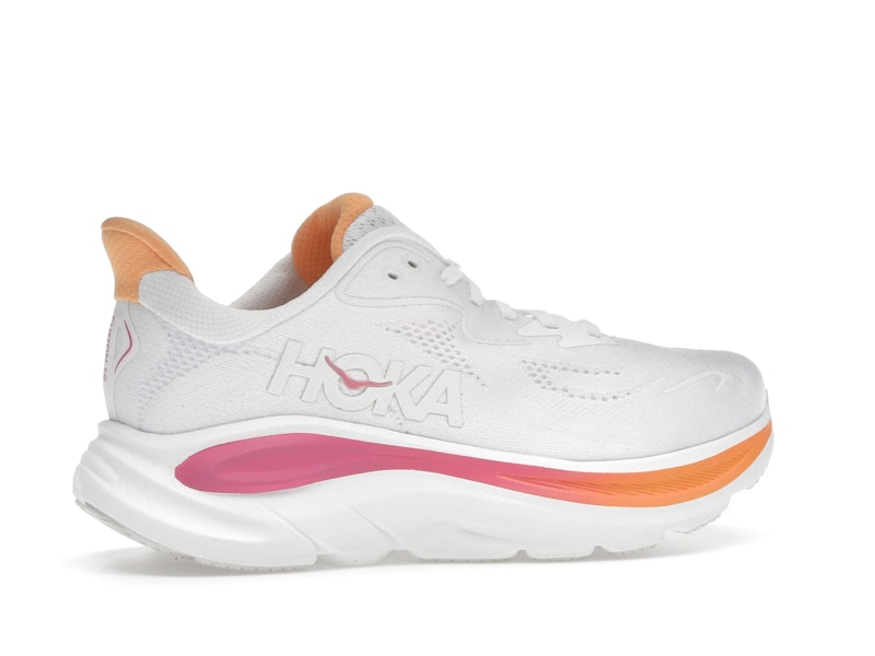 Hoka One One Clifton 10 White Electric Rose (Women's)