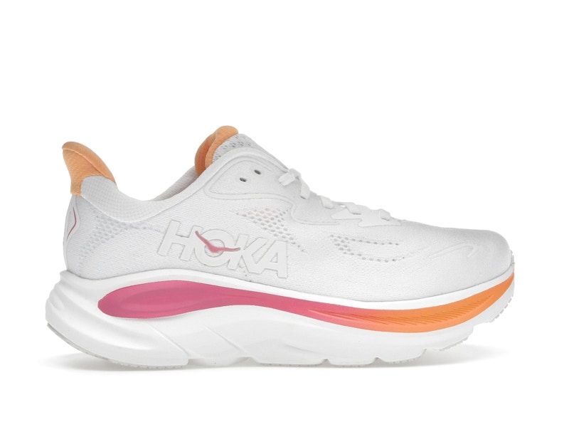 Hoka One One Clifton 10 White Electric Rose (Women's)