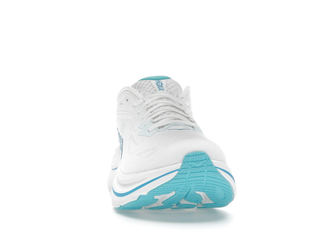 Hoka One One Clifton 10 White Skyward Blue