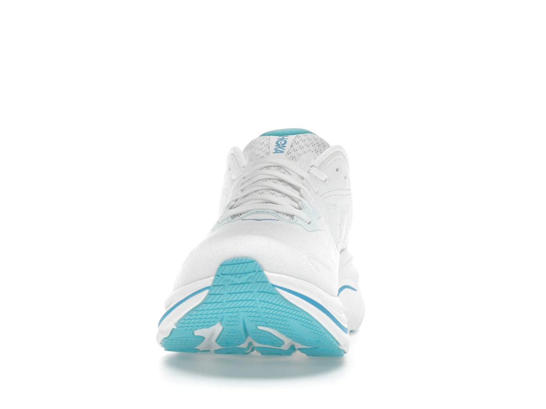 Hoka One One Clifton 10 White Skyward Blue