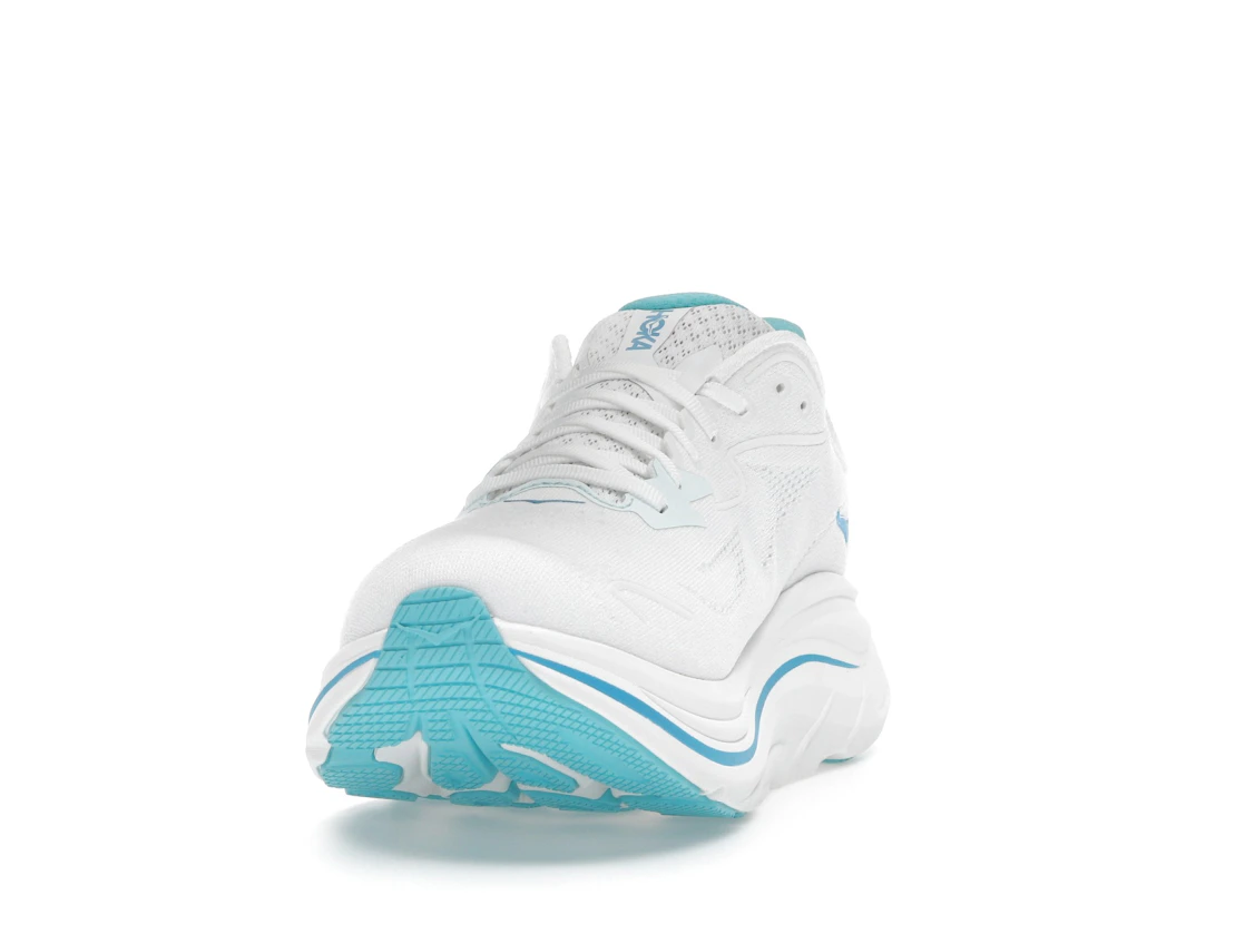 Hoka One One Clifton 10 White Skyward Blue