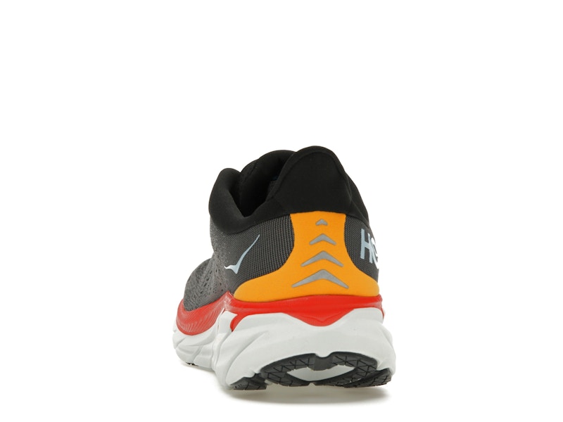 Hoka One One Clifton 8 Anthracite Castlerock Red