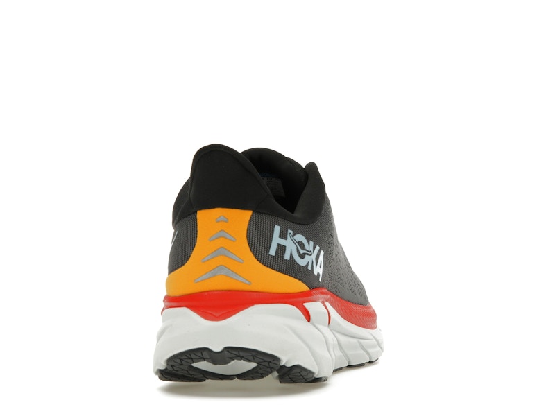 Hoka One One Clifton 8 Anthracite Castlerock Red