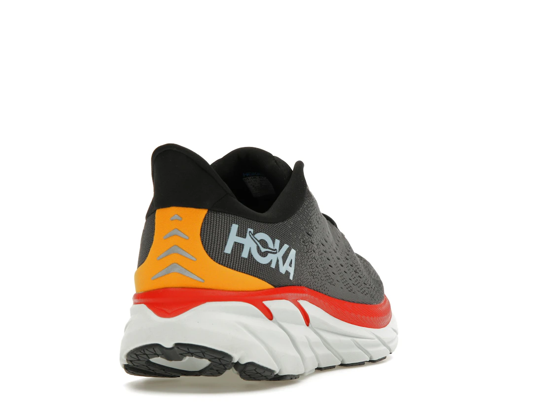Hoka One One Clifton 8 Anthracite Castlerock Red