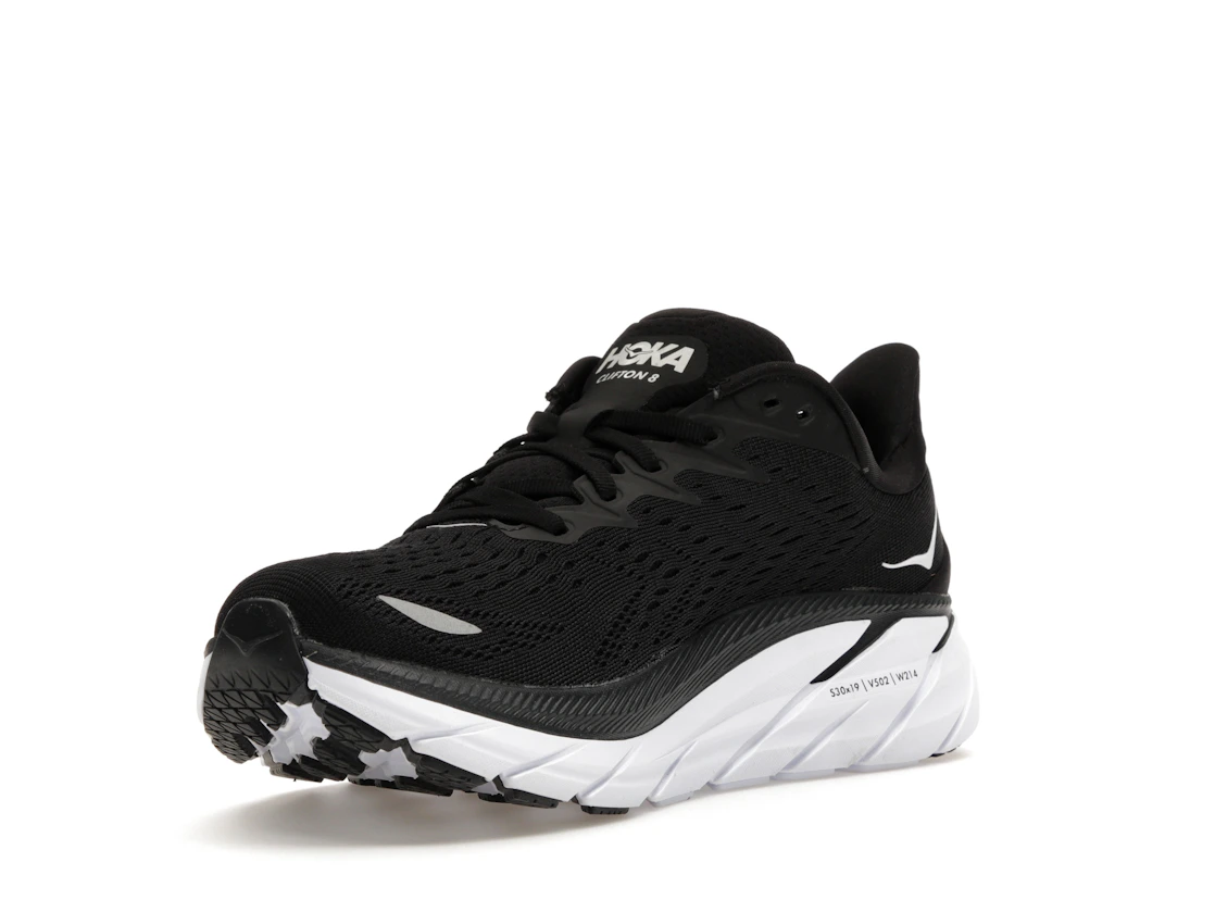 Hoka One One Clifton 8 Black White (Women's)
