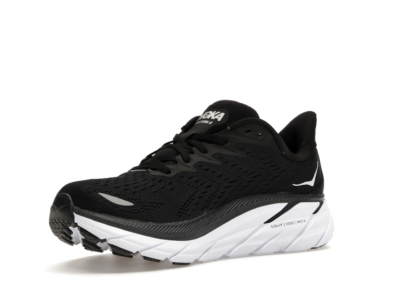 Hoka One One Clifton 8 Black White (Women's)