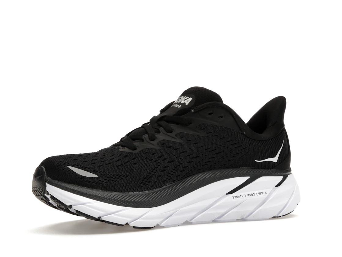 Hoka One One Clifton 8 Black White (Women's)
