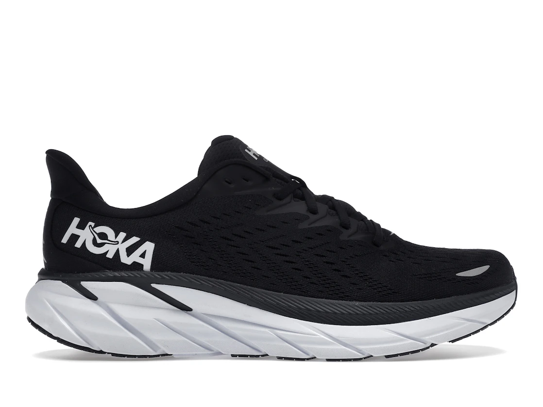 Hoka One One Clifton 8 Black White