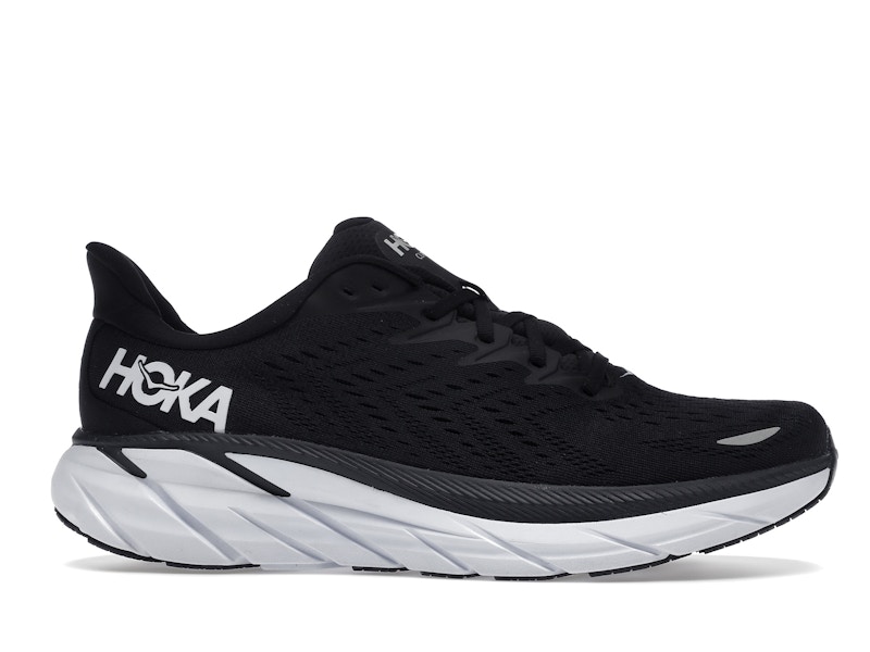 Hoka One One Clifton 8 Black White