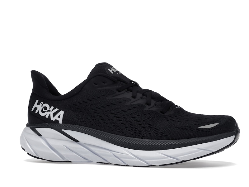 Hoka One One Clifton 8 Black White