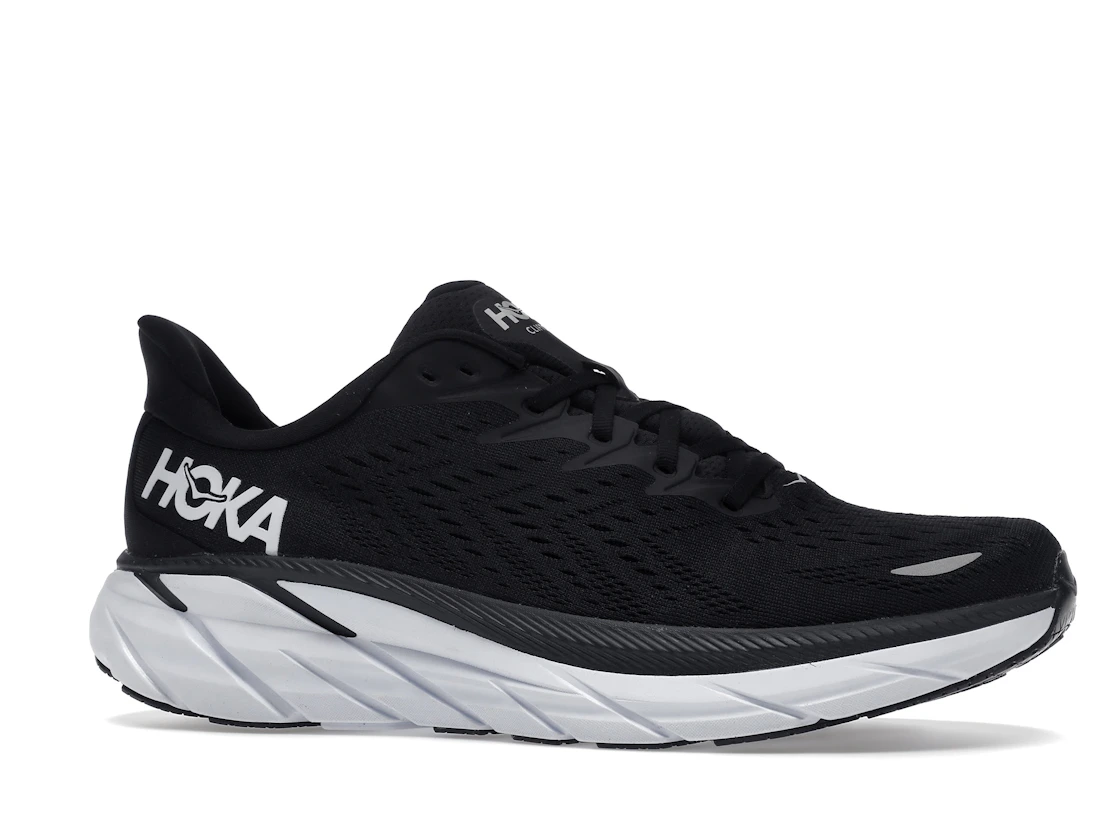 Hoka One One Clifton 8 Black White