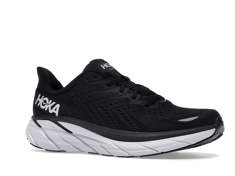Hoka One One Clifton 8 Black White