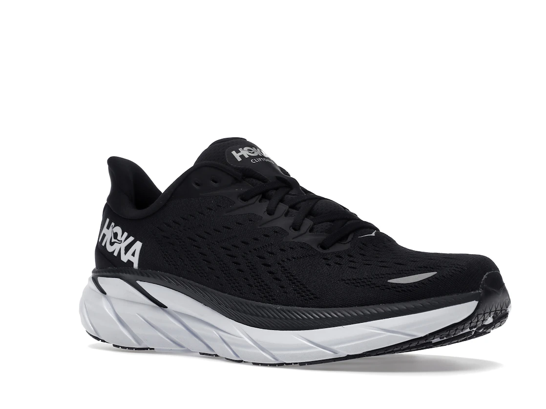 Hoka One One Clifton 8 Black White