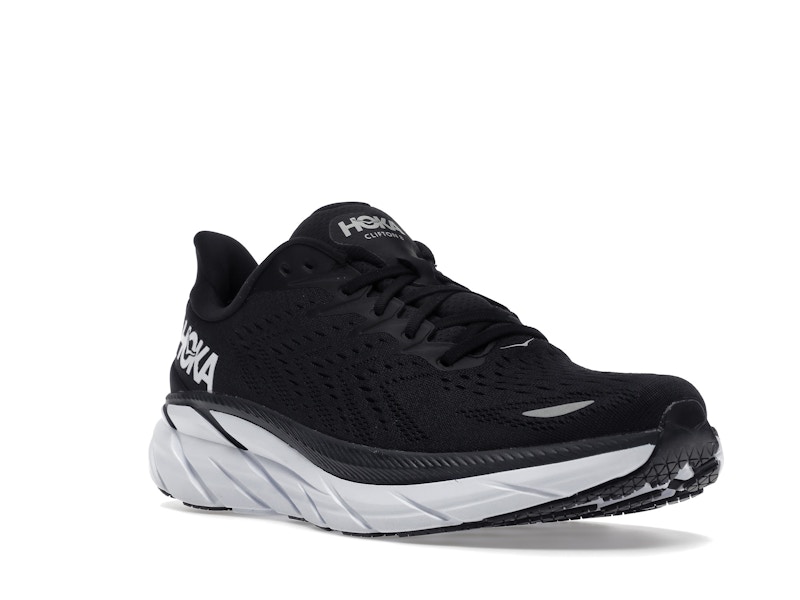 Hoka One One Clifton 8 Black White