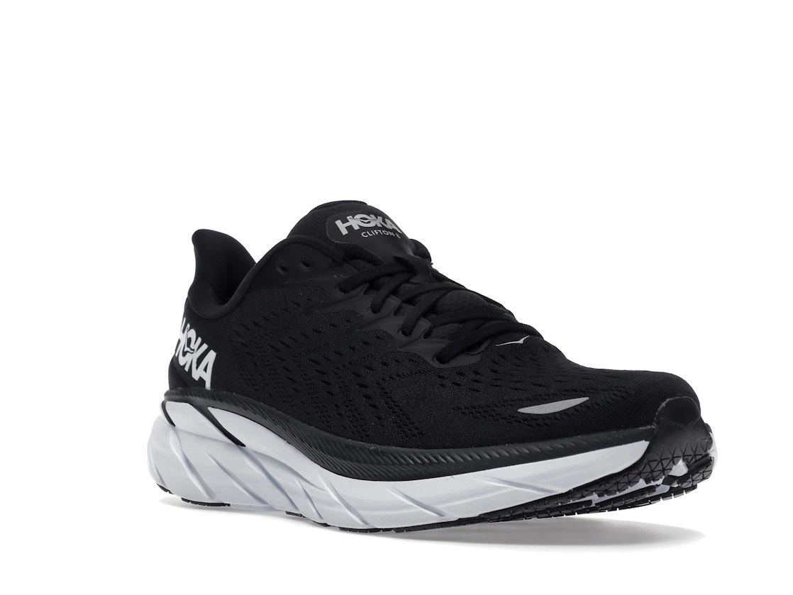 Hoka One One Clifton 8 Black White