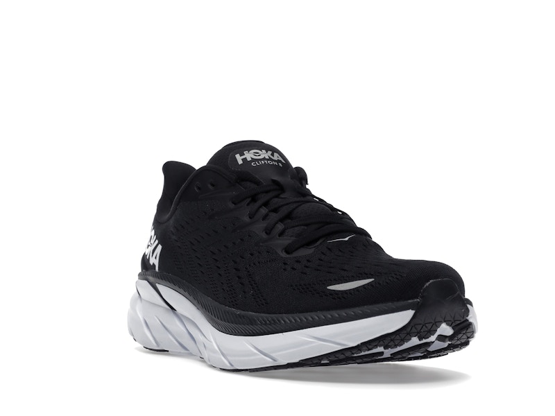 Hoka One One Clifton 8 Black White
