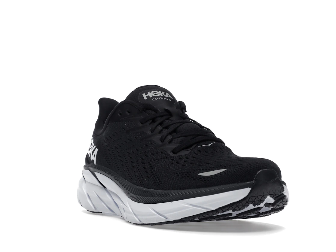 Hoka One One Clifton 8 Black White