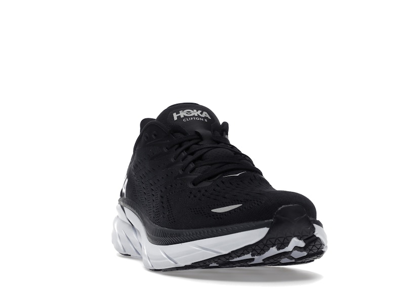 Hoka One One Clifton 8 Black White