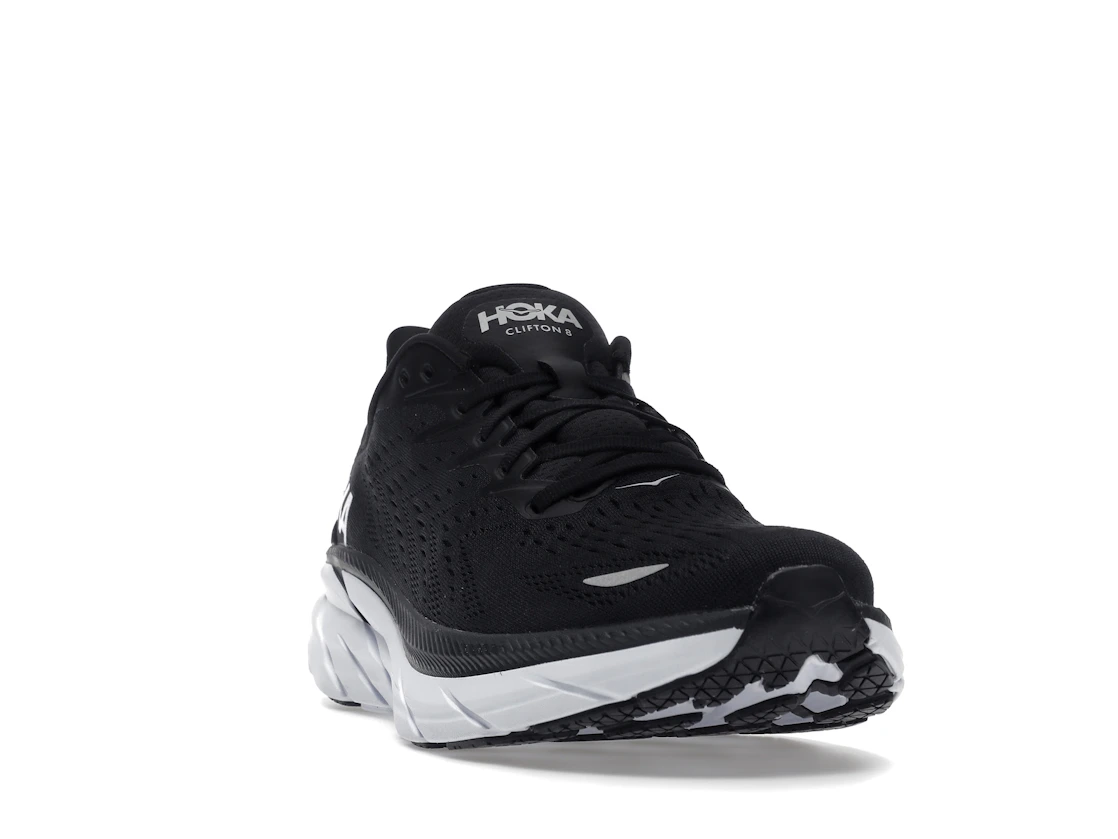 Hoka One One Clifton 8 Black White