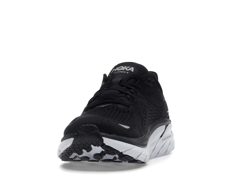 Hoka One One Clifton 8 Black White