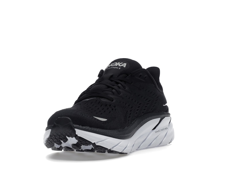 Hoka One One Clifton 8 Black White