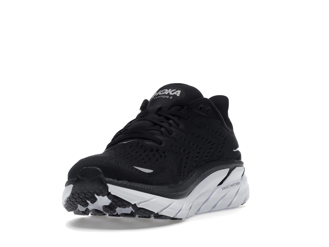 Hoka One One Clifton 8 Black White