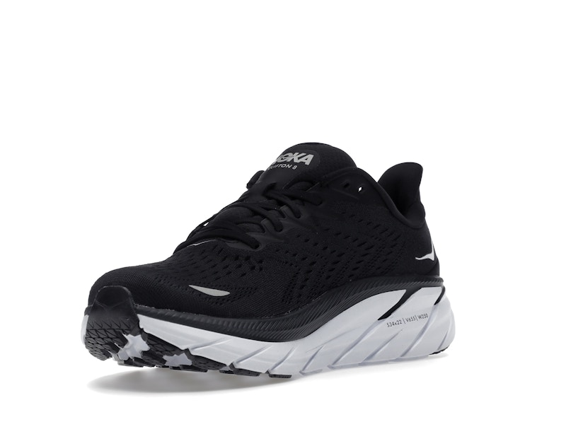 Hoka One One Clifton 8 Black White