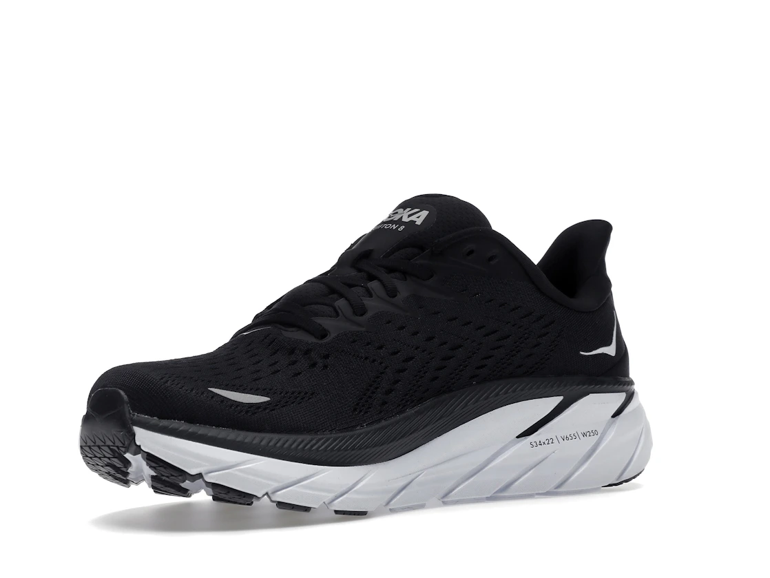 Hoka One One Clifton 8 Black White