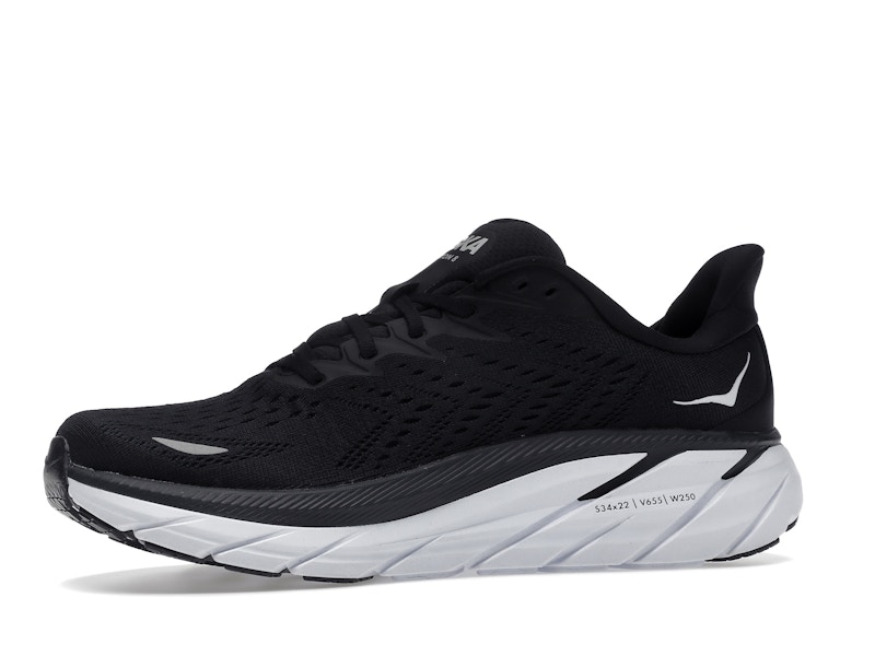 Hoka One One Clifton 8 Black White
