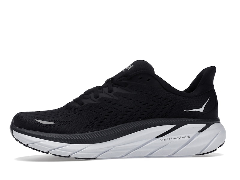 Hoka One One Clifton 8 Black White