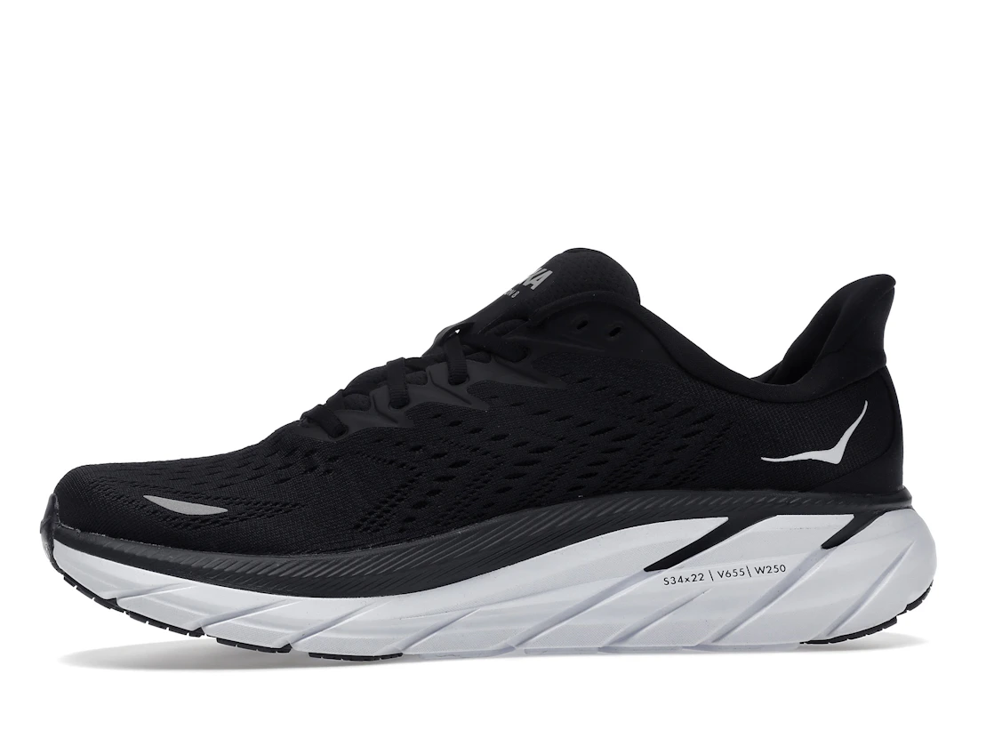 Hoka One One Clifton 8 Black White