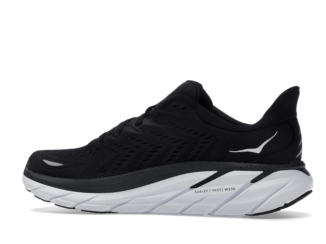 Hoka One One Clifton 8 Black White