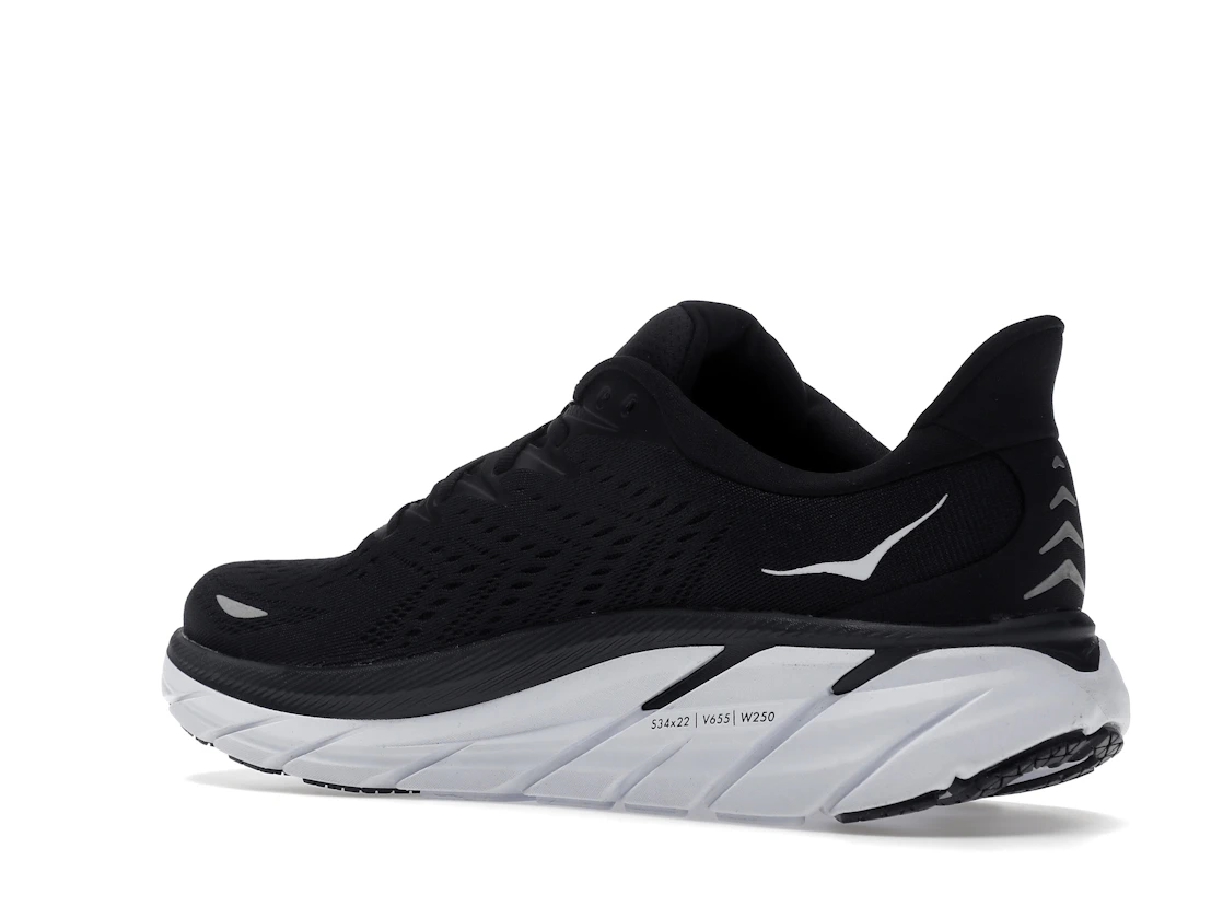Hoka One One Clifton 8 Black White