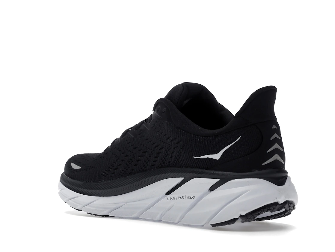 Hoka One One Clifton 8 Black White