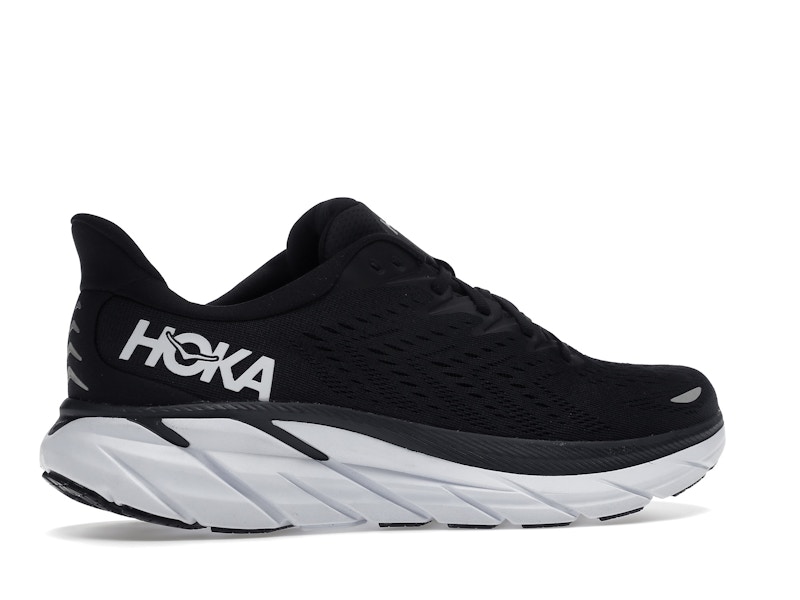 Hoka One One Clifton 8 Black White