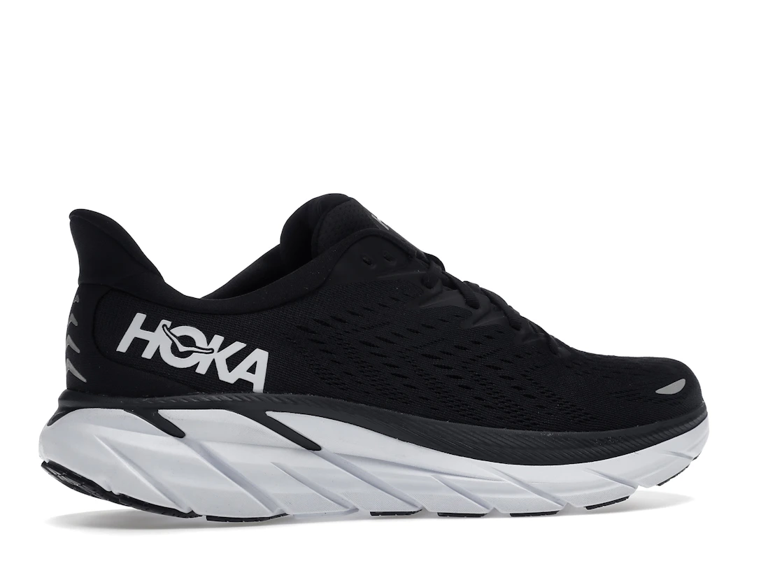 Hoka One One Clifton 8 Black White