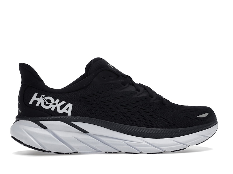 Hoka One One Clifton 8 Black White