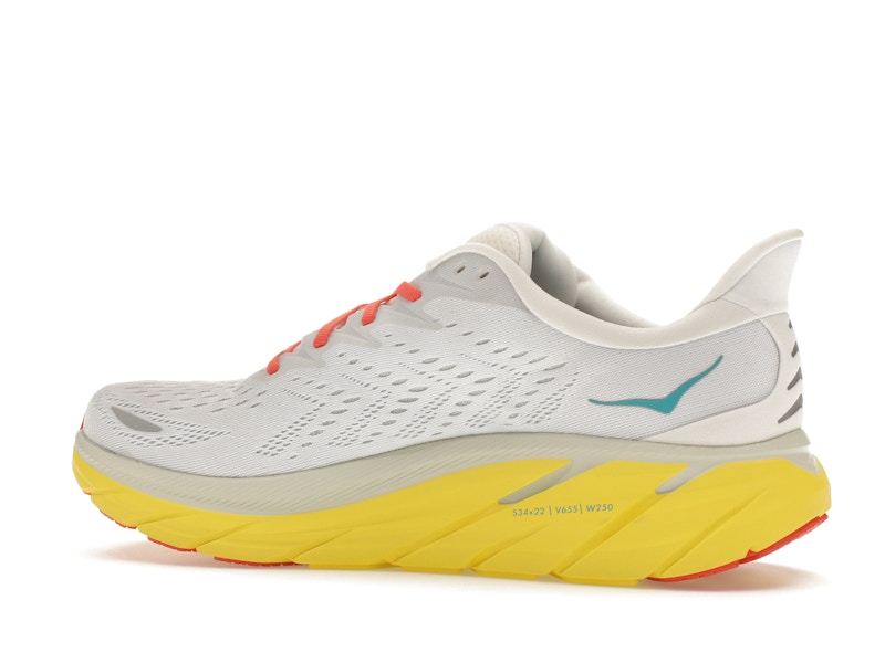 Hoka One One Clifton 8 Blanc De Blanc Illuminating Yellow